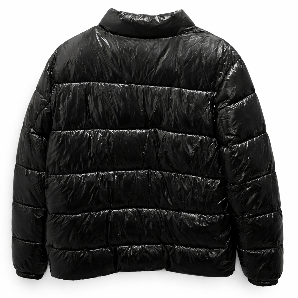 🆕Calvin Klein Men’s Large BlackPuffer Jacket Lightweight Quilted Winter Coat CK - Picture 8 of 8